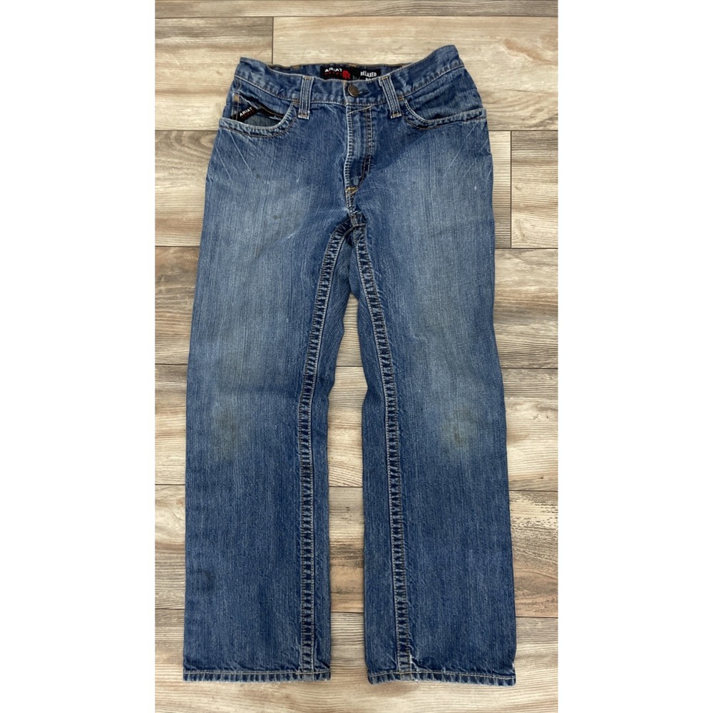 Ariat FR M4 Relaxed Boot Cut Jeans Mens 29x32 Blue Flame Resistant Work Pants
